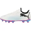 Image de PUMA FUTURE 7 PLAY FG/AG Heren Sportschoenen - PUMA White-PUMA Black-Poison Pink - Maat 44.5