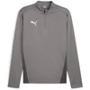 Image de Puma Shirt TeamGoal Training 1/4 Zip Top 658629 Cast Iron-Puma White-Shadow Gray-L