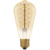 Image de OSRAM Dimmbare LED-Lampen, Vintage-Edition, 48 Watts Ersatz, E27, ST64-shape, 2200 Kelvin, Warm Comfort Light, Klares Glas, single Pack