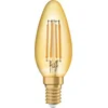 Image de Osram Vintage 1906 LED Kaarslamp E14 - 4W 410lm 2400K Goudkleurig Glas - Ø35mm - Retro LED Kaarslamp - Voor Luxe Hotels, Restaurants & Woonkamers