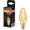 Image de Osram Vintage 1906 LED Kaarslamp E14 - 2.5W 220lm 2400K Goudkleurig Glas - Ø35mm - LED Filament Kaarslamp - Voor Sfeerverlichting in Woonkamer & Horeca