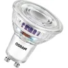 Image de OSRAM Energieklasse LED-reflectorlamp PAR16 met 3,3 W, 600 lm, warm wit (2700 K) gemaakt van helder loodvrij glas met GU10 voet in energie-efficiëntieklasse A, 50 mm diameter, IP20.
