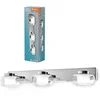 Image de LEDVANCE ORBIS Flame wand- en plafondlamp met LED, chroom, 16,5W, 1050lm, 3000/4000K, kleurtemperatuur instelbaar via wandschakelaar (koud wit/warm wit), IP44 bescherming tegen vreemde voorwerpen en spatwater
