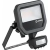 Image de Ledvance LED Floodlight Aluminium Zwart 8W 1100lm 100D - 830 Warm Wit | IP65 - Bewegings- En Lichtsensor - Symmetrisch