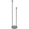 Image de OSRAM DECOR STICK FLOOR grondlamp, 2 x E27, donkergrijs, edelstaal, ind. verlichtingsscenario's, ideaal voor woonruimtes, schakelaar met voetbediening, modern ontwerp, E27-lampvoet, decoratief