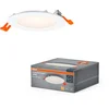 Image de Ledvance - LED Downlight Slim Inbouw Wit 8W 550lm 110° - 830 Warmwit | 120mm - Zaagmaat 105mm