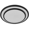 Image de OSRAM ORBIS BERLIN LED plafondlamp 300mm, zwart, 16W, 2000lm, warm witte lichtkleur, zeer homogene lichtverdeling, long life, niet vervangbare LED module, rond, IP20, 3000K.