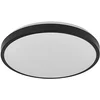 Image de OSRAM ORBIS LONDON LED plafondlamp 480mm, zwart, 36W, 4150lm, warm witte lichtkleur, zeer homogene lichtverdeling, long life, niet-vervangbare LED module, rond, IP20, 3000K.