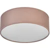 Image de OSRAM ORBIS PARIS plafondlamp 300mm, bruin, E27 fitting, combineerbaar met slimme lamp, hoge kwaliteit, modern design, met stoffen kap, geschikt voor binnengebruik, rond, IP20