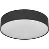 Image de OSRAM ORBIS PARIS plafondlamp 400mm, zwart, 2xE27 fitting, kan worden uitgerust met slimme lamp, hoge kwaliteit, modern design, met stoffen kap, geschikt voor binnengebruik, rond, IP20