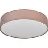 Image de OSRAM ORBIS PARIS plafondlamp 480mm, bruin, 3xE27 fitting, kan worden uitgerust met slimme lamp, hoge kwaliteit, modern design, met stoffen kap, geschikt voor binnengebruik, rond, IP20