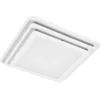Image de OSRAM ORBIS SPIRAL LAYER CL LED plafondlamp 45X45cm, wit, 26W, 3000lm, lichtkleur warmwit, effectieve indirecte en directe lichtverdeling, long life, vierkant, gelaagd design, IP20, 3000K.