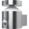 Image de OSRAM ENDURA Style Cylinder buitenwandlamp met sensor 150 mm, 3000K, 660lm, 6W, modern roestvrijstalen design, IP44 voor entrees en gevels