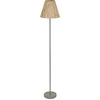 Image de OSRAM vloerlamp Decor Raffia groenbruin van raffia en metaal, E27, 1600 mm hoogte , lampenkap van gerecycled materiaal, duurzaam dankzij vervangbare lichtbron, eenvoudig te installeren