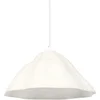Image de OSRAM hanglamp Decor Lotus Leaf wit van metaal en papier-maché, E27, 396 mm diameter, lampenkap van gerecycled materiaal, duurzaam dankzij vervangbare lichtbron, eenvoudig te installeren