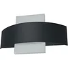 Image de OSRAM ENDURA Style Shield Square LED-buitenlamp met lichtuitstraling omhoog en omlaag in donkergrijs, gemaakt van aluminium, IP44-bescherming, voor gevels/entrees