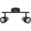Image de OSRAM DECOR SPOT CORK, 2 x 3,4W, 460lm, zwart, spot, verstelbare koppen, veelzijdig gebruik, interieurspot, vervangbare ledlampen, warm witte lichtkleur, GU10
