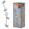 Image de OSRAM LED spot GU10 4-lamps, draaibaar, LED's, warm wit (2700 K), plafond- en wandspot in nikkel, 10,4 W, 920 lm