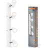Image de OSRAM LED SPOT PEAR plafondmontagespot 600mm, wit, 17,2W, 840lm, gericht licht met warm witte lichtkleur, met flexibele GU10 kop, inclusief GU10 lamp, IP20, 2700K.