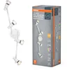 Image de OSRAM LED SPOT GU10 4 x 3,4W, 920lm, weiß, 2.700K Farbtemperatur, warmweiße Lichtfarbe, zeitloses Design, austauschbare LED-Lampe, ideal für Innenräume, CRI 90, verstellbare Köpfe
