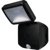 Image de OSRAM buitenlamp, Battery LED Spotlight, zwart, 4W, 4000K, IP54, bewegings- en lichtsensor, op batterijen, eenvoudige installatie, 260 lm
