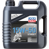 Image de LIQUI MOLY 15W-50 semi-synthétique Street, Huile moteur 4 temps, 4L