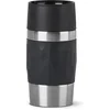 Image de Tefal Compact N2160110 Travel Mug - Thermosfles - 300 ml - Zwart - Lekvrij - Geschikt voor Warme en Koude Dranken