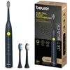 Image de Beurer SC 30 Jet Black Elektrische Sonische Tandenborstel   Green Planet - 4 Poetsstanden   80.000 Bewegingen p/min   2 Opzetborstels   Timer - USB-C laadkabel   Gerecycled   15 Dagen Accuduur - Goed Getest - 3 Jaar garantie