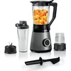 Image de Bosch MMB6177S VitaPower Serie 4 - Blender - Zilver - 1200W - ToGo Bottle 0,6 l, Kunststof hakmolen