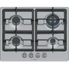 Image de Bosch PGH6B5K90 Serie 4 Gaskookplaat   60 cm   4 Branders inclusief Wokbrander (3.3kW)   RVS (Roestvrij Staal)   Gietijzeren Pannendragers (Vaatwasserbestendig)   Inbouw