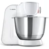 Image de Bosch MUM5 - MUM58200 - Keukenmachine - 1000W - Keukenrobot - Keukenmixer - Mixer met Mengkom - 3.9L - Wit/Zilver