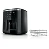 Image de Bosch Serie 6 MAF671B1 friteuse Enkel 7,2 l Vrijstaand 1800 W Heteluchtfriteuse Zwart
