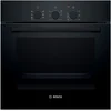 Image de Bosch HBF011BA2 - Serie 2 - Inbouwoven - 60 x 60 cm - Zwart - Energielabel A - 3D hetelucht