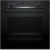 Image de Bosch HBG536EB4 - Serie 6 - Oven - Inbouwoven - 71 l - 3400 W - 60 cm x 60 cm - Air Fry-functie met bakplaat: voor perfect gefrituurde gerechten, zoals groente en frietjes Zwart