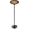 Image de SUNTEC Night Sun Warmtestraler - Outdoor-Terrasverwarmer 2000 Watt - Buiten elektrisch verwarmen - Infraroodstraler met statiefvoet voor balkon en terras - Kwartsverwarmer kantelbaar