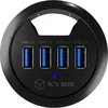 Image de 4 Poorten Hub USB 3.0 Zwart