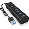 Image de ICY BOX IB-HUB1700-U3 IB-HUB1700-U3 USB-hub 7 poorten USB-A USB 3.0 5 GBit/s Zwart