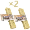 Image de Bubimex - Yak Kaas met Kurkuma en Lijnzaad   Set van 2 (100-120 g per stuk) - Hondensnack - Vegetarisch