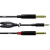 Image de Cordial CFY 3 WPP - Y-kabel, stereo mini-jack - 2x mono jack, 3 mtr.