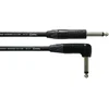 Image de Cordial CPI 3 PR - Instrumentkabel - Jack Recht naar Jack Haaks - 3 Meter - Zwart - Neutrik NP2X Stekkers - Dubbelafgeschermd