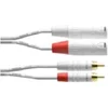 Image de Cordial Audiokabel XLR m-Cinch 3,0m Rean stekker CFU 3 MC-SNOW - Audio kabel