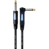 Image de Cordial CCFI 3 PR - Instrumentkabel - Jack Recht naar Jack Haaks - 3 Meter - Zwart - REAN Vergulde Contacten - Handgesoldeerd