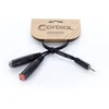 Image de Cordial EY 0.3 WGG Y-Adaptor Cable [Mini Jack/2x Jack] 300mm (Black) - Insert kabel