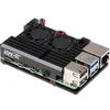 Image de Joy-it Armor Case BLOCK ACTIVE SBC-behuizing Geschikt voor serie: Raspberry Pi Incl. actieve koeler Zwart