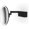 Image de Cosmetische LED spiegel - VISION R 5x, mat zwart.