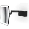 Image de Cosmetische LED spiegel - BR VISION S 5x, mat zwart.