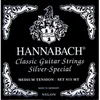 Image de Hannabach K-Git.snaren set 815 zwart Nylon Medium Tension - Klassieke gitaarsnaren