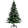 Image de Casaria Kerstboom 180cm PVC   Sneeuw Effect Denneappels - Groen-Wit