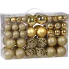 Image de Casaria Kerstballen - Set van 100 Mat Glanzend Ø 3 4 6cm - Goud