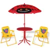 Image de Kinder tuinset kever- 2 stoelen 1 tafel met parasol